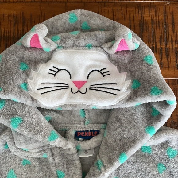 Pekkle KittyKat Robe Fits Ages 5-8 girls - Picture 2 of 4